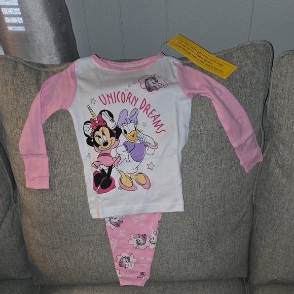 Disney Other - Disney Unicorn Dreams Pajama Set - Pink and White
